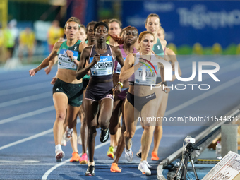 Serena Troiani from Italy and Nelly Chepchirchir from Kenya participate in the 60th Palio Citta della Quercia, valid for the World Athletics...