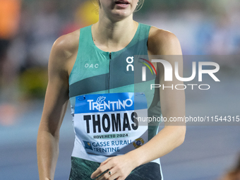 Carley Thomas from Australia participates in the 60th Palio Citta della Quercia, valid for the World Athletics Continental Tour, at Quercia...