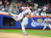 Boston Red Sox pitcher Kutter Crawford #50 throws during the second inning of the baseball game against the New York Mets at Citi Field in C...