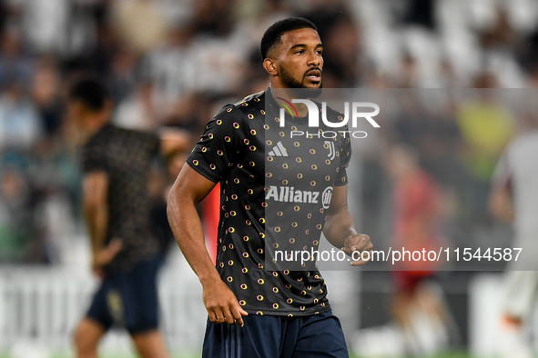 Bremer of Juventus during the Serie A match between Juventus FC and AS Roma at Allianz Stadium in Turin, Italy, on September 1, 2024. 