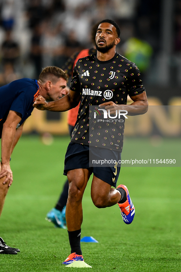 Bremer of Juventus during the Serie A match between Juventus FC and AS Roma at Allianz Stadium in Turin, Italy, on September 1, 2024. 