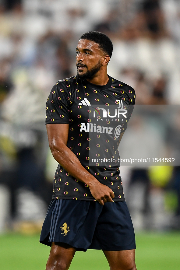 Bremer of Juventus during the Serie A match between Juventus FC and AS Roma at Allianz Stadium in Turin, Italy, on September 1, 2024. 