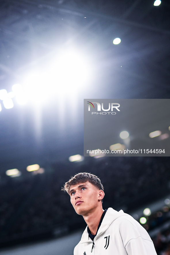 Nicolo Savona of Juventus during the Serie A match between Juventus FC and AS Roma at Allianz Stadium in Turin, Italy, on September 1, 2024....