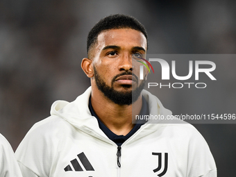 Bremer of Juventus during the Serie A match between Juventus FC and AS Roma at Allianz Stadium in Turin, Italy, on September 1, 2024. (