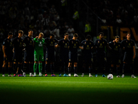 Juventus observe a minute of silence before the Serie A match between Juventus FC and AS Roma at Allianz Stadium in Turin, Italy, on Septemb...