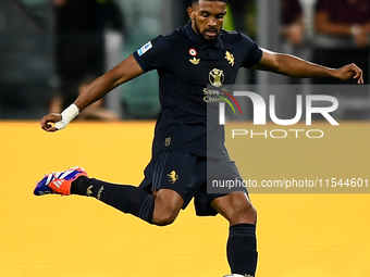 Bremer of Juventus during the Serie A match between Juventus FC and AS Roma at Allianz Stadium in Turin, Italy, on September 1, 2024. (