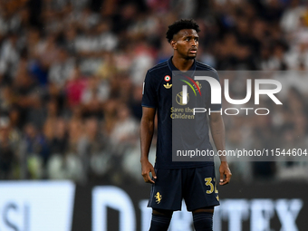 Juan David Cabal of Juventus during the Serie A match between Juventus FC and AS Roma at Allianz Stadium in Turin, Italy, on September 1, 20...