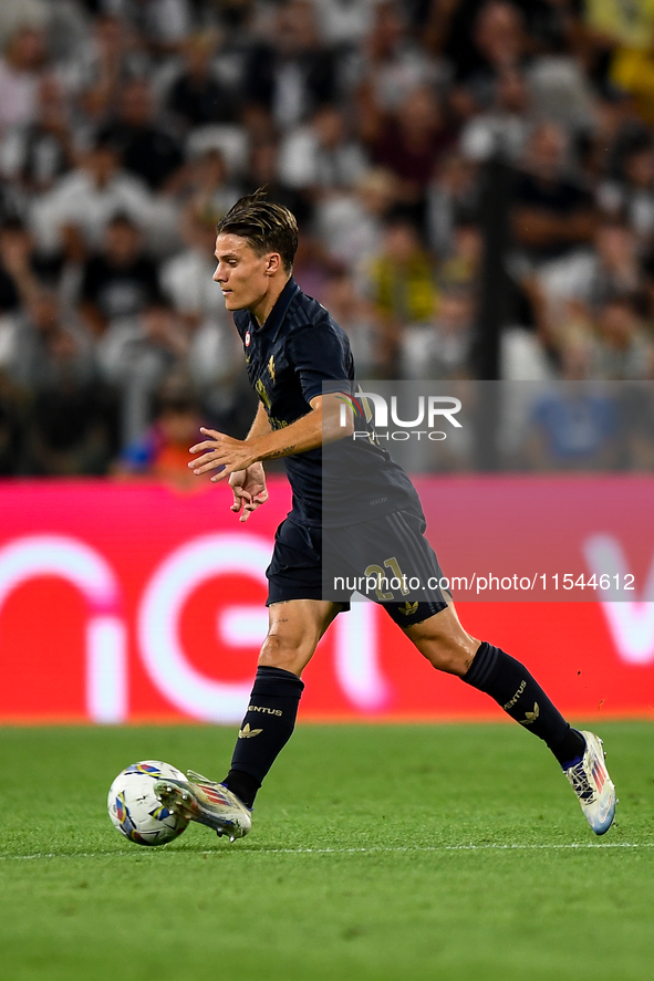 Nicolo Fagioli of Juventus during the Serie A match between Juventus FC and AS Roma at Allianz Stadium in Turin, Italy, on September 1, 2024...