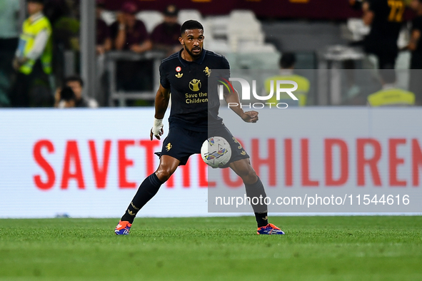 Bremer of Juventus during the Serie A match between Juventus FC and AS Roma at Allianz Stadium in Turin, Italy, on September 1, 2024. 