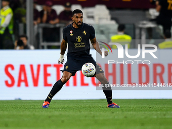 Bremer of Juventus during the Serie A match between Juventus FC and AS Roma at Allianz Stadium in Turin, Italy, on September 1, 2024. (