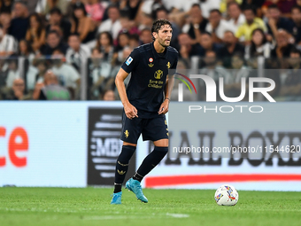 Manuel Locatelli of Juventus during the Serie A match between Juventus FC and AS Roma at Allianz Stadium in Turin, Italy, on September 1, 20...