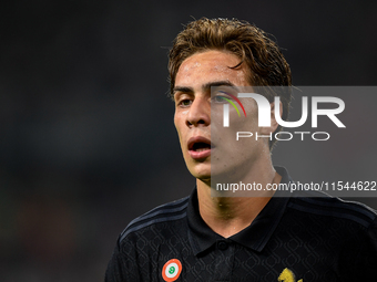 Kenan Yildiz of Juventus during the Serie A match between Juventus FC and AS Roma at Allianz Stadium in Turin, Italy, on September 01, 2024....