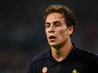 Kenan Yildiz of Juventus during the Serie A match between Juventus FC and AS Roma at Allianz Stadium in Turin, Italy, on September 01, 2024....