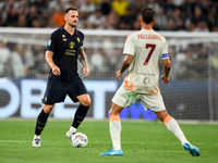 Federico Gatti of Juventus during the Serie A match between Juventus FC and AS Roma at Allianz Stadium in Turin, Italy, on September 1, 2024...