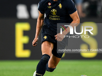 Dusan Vlahovic of Juventus during the Serie A match between Juventus FC and AS Roma at Allianz Stadium in Turin, Italy, on September 1, 2024...