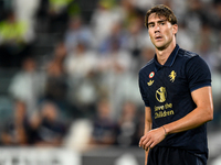 Dusan Vlahovic of Juventus during the Serie A match between Juventus FC and AS Roma at Allianz Stadium in Turin, Italy, on September 1, 2024...