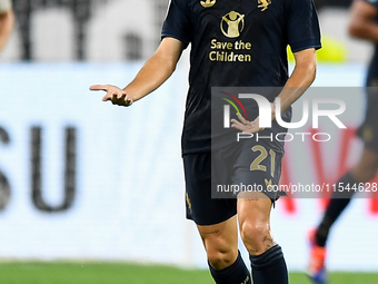 Nicolo Fagioli of Juventus during the Serie A match between Juventus FC and AS Roma at Allianz Stadium in Turin, Italy, on September 1, 2024...