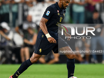 Bremer of Juventus during the Serie A match between Juventus FC and AS Roma at Allianz Stadium in Turin, Italy, on September 1, 2024. (