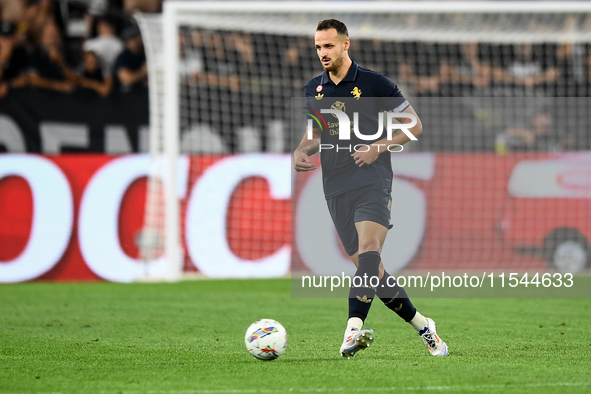 Federico Gatti of Juventus during the Serie A match between Juventus FC and AS Roma at Allianz Stadium in Turin, Italy, on September 1, 2024...