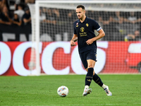 Federico Gatti of Juventus during the Serie A match between Juventus FC and AS Roma at Allianz Stadium in Turin, Italy, on September 1, 2024...