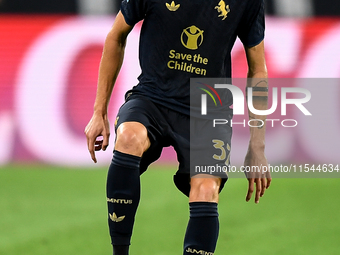 Nicolo Savona of Juventus during the Serie A match between Juventus FC and AS Roma at Allianz Stadium in Turin, Italy, on September 1, 2024....