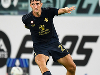 Andrea Cambiaso of Juventus during the Serie A match between Juventus FC and AS Roma at Allianz Stadium in Turin, Italy, on September 1, 202...