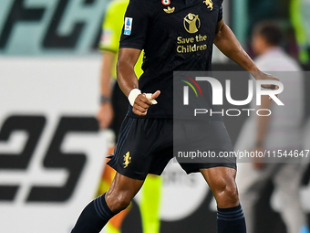 Bremer of Juventus during the Serie A match between Juventus FC and AS Roma at Allianz Stadium in Turin, Italy, on September 1, 2024. (