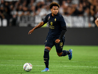 Weston McKennie of Juventus during the Serie A match between Juventus FC and AS Roma at Allianz Stadium in Turin, Italy, on September 1, 202...