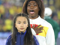 Naomi Eto of Cameroon during the FIFA U-20 Women's World Cup 2024 match between Colombia and Cameroon at the El Campin stadium in Bogota, Co...