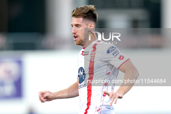 Georgios Kyriakopoulos of AC Monza during the Serie A Enilive match between ACF Fiorentina and AC Monza at Stadio Artemio Franchi on Septemb...