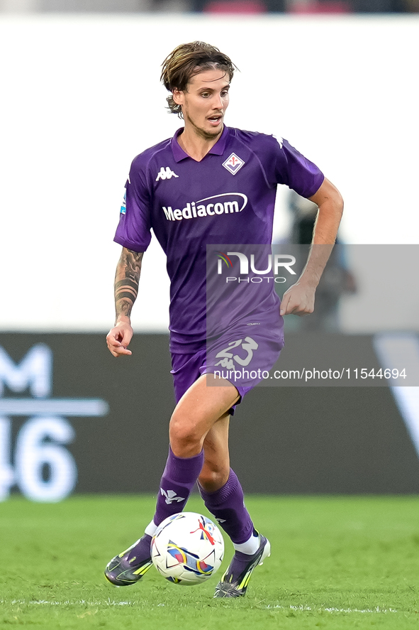 Andrea Colpani of ACF Fiorentina during the Serie A Enilive match between ACF Fiorentina and AC Monza at Stadio Artemio Franchi on September...