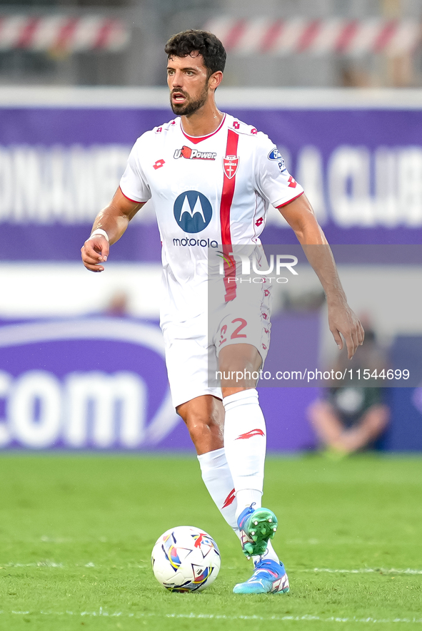 Pablo Mari' of AC Monza during the Serie A Enilive match between ACF Fiorentina and AC Monza at Stadio Artemio Franchi on September 01, 2024...