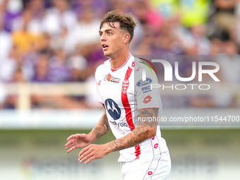 Daniel Maldini of AC Monza looks on during the Serie A Enilive match between ACF Fiorentina and AC Monza at Stadio Artemio Franchi on Septem...