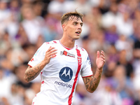 Daniel Maldini of AC Monza looks dejected during the Serie A Enilive match between ACF Fiorentina and AC Monza at Stadio Artemio Franchi on...