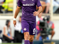 Luca Ranieri of ACF Fiorentina during the Serie A Enilive match between ACF Fiorentina and AC Monza at Stadio Artemio Franchi on September 0...