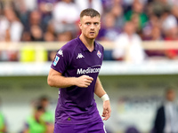 Lucas Beltran of ACF Fiorentina looks on during the Serie A Enilive match between ACF Fiorentina and AC Monza at Stadio Artemio Franchi on S...