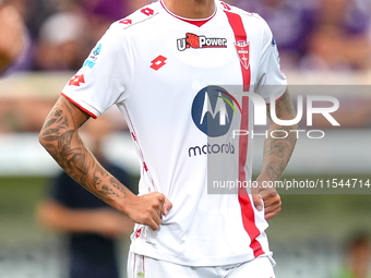 Daniel Maldini of AC Monza looks on during the Serie A Enilive match between ACF Fiorentina and AC Monza at Stadio Artemio Franchi on Septem...