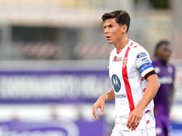 Matteo Pessina of AC Monza looks on during the Serie A Enilive match between ACF Fiorentina and AC Monza at Stadio Artemio Franchi on Septem...