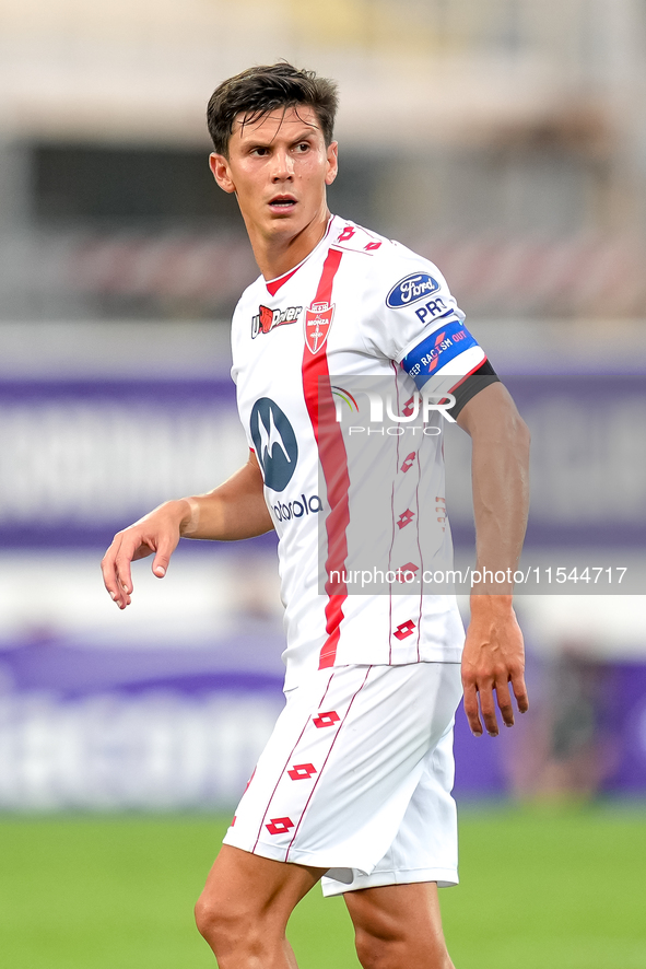 Matteo Pessina of AC Monza looks on during the Serie A Enilive match between ACF Fiorentina and AC Monza at Stadio Artemio Franchi on Septem...