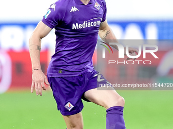 Robin Gosens of ACF Fiorentina during the Serie A Enilive match between ACF Fiorentina and AC Monza at Stadio Artemio Franchi on September 0...