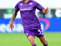 Danilo Cataldi of ACF Fiorentina in action during the Serie A Enilive match between ACF Fiorentina and AC Monza at Stadio Artemio Franchi on...