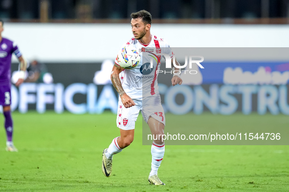 Pedro Pereira of AC Monza during the Serie A Enilive match between ACF Fiorentina and AC Monza at Stadio Artemio Franchi on September 01, 20...