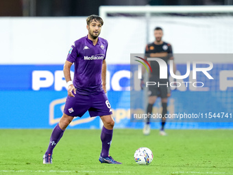 Luca Ranieri of ACF Fiorentina during the Serie A Enilive match between ACF Fiorentina and AC Monza at Stadio Artemio Franchi on September 0...