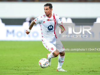 Armando Izzo of AC Monza in action during the Serie A Enilive match between ACF Fiorentina and AC Monza at Stadio Artemio Franchi on Septemb...