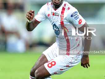 Warren Bondo of AC Monza during the Serie A Enilive match between ACF Fiorentina and AC Monza at Stadio Artemio Franchi on September 01, 202...