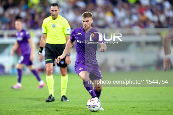 Lucas Beltran of ACF Fiorentina during the Serie A Enilive match between ACF Fiorentina and AC Monza at Stadio Artemio Franchi on September...