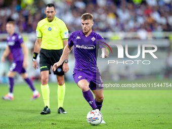 Lucas Beltran of ACF Fiorentina during the Serie A Enilive match between ACF Fiorentina and AC Monza at Stadio Artemio Franchi on September...