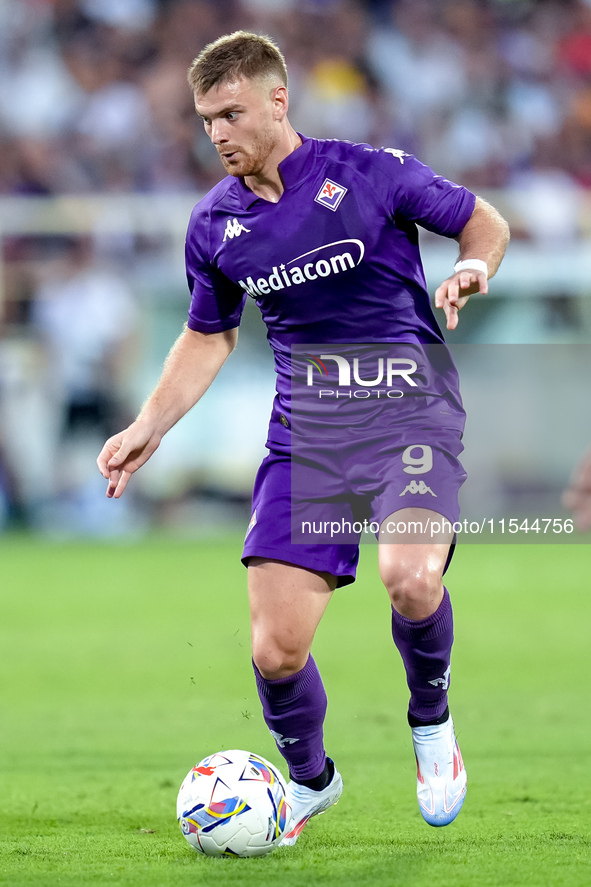 Lucas Beltran of ACF Fiorentina during the Serie A Enilive match between ACF Fiorentina and AC Monza at Stadio Artemio Franchi on September...