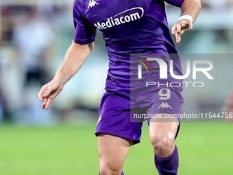 Lucas Beltran of ACF Fiorentina during the Serie A Enilive match between ACF Fiorentina and AC Monza at Stadio Artemio Franchi on September...