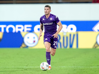 Robin Gosens of ACF Fiorentina in action during the Serie A Enilive match between ACF Fiorentina and AC Monza at Stadio Artemio Franchi on S...